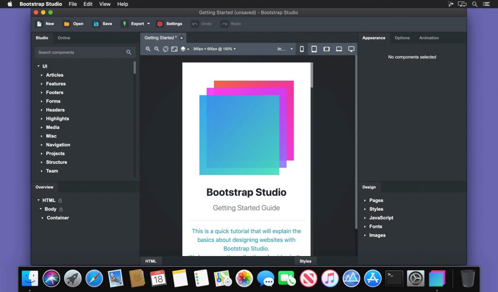 Bootstrap Studio 6.0.3 Crack + License Key Full Version 2022 Free Download